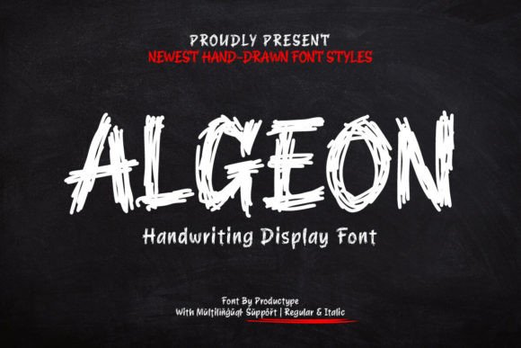Algeon: A Display Font That Earns Its Space
