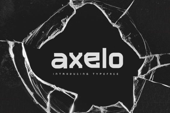 Axelo: A Futuristic Display Font for Handmade Creators