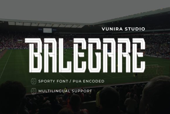 Balegare: A Dynamic Display Font for Bold Digital Branding