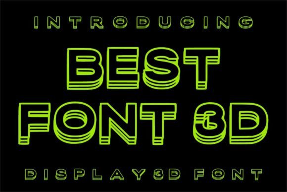 Best Font 3D: A Modern Display Typeface for Scroll-Stopping Campaigns