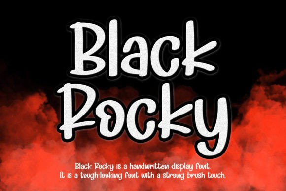 Black Rocky: A Bold Handwritten Display Font for Scroll-Stopping Campaigns
