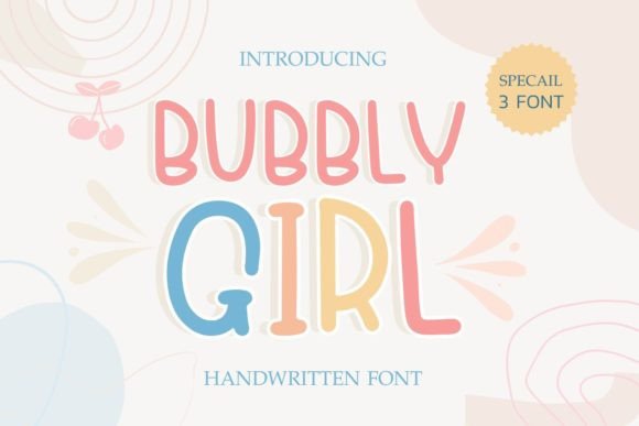 Bubbly Girl: A Playful Display Font That Makes Your Brand Feel Inviting