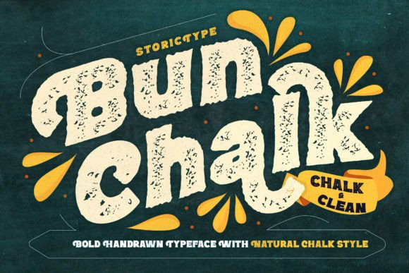 Bun Chalk: A Display Font That Feels Like Hand-Lettered Warmth