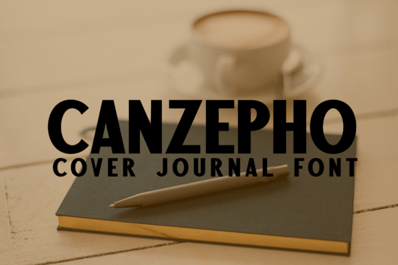 Canzepho: A Bold Display Font for Digital Impact