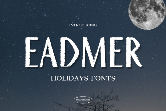 Eadmer Font: A Warm, Holiday-Ready Display Typeface for Small Businesses