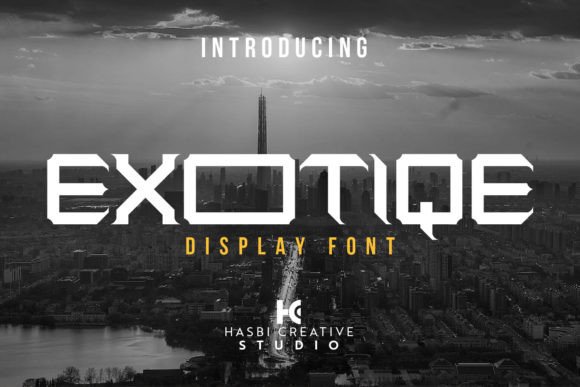 Exotiqe: A Display Font That Makes Your Headline Land