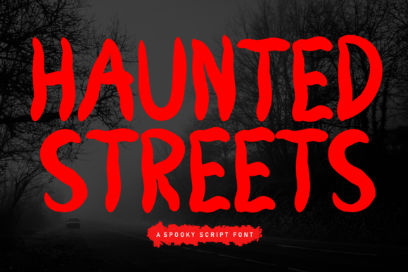 Haunted Streets: A Playful Display Font for Digital Branding
