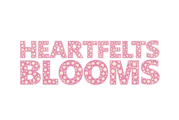 Heartfelt Blooms: A Whimsical Display Font for Warm, Human-Centered Web Design