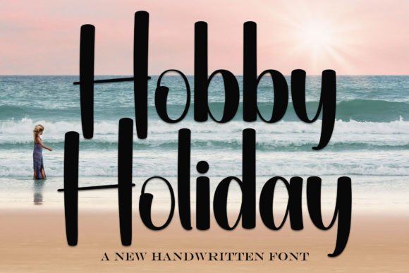 Hobby Holiday: A Handwritten Display Font That Elevates Digital Branding