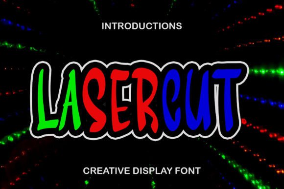 Lasercut: A Playful Display Font for Digital Brand Moments