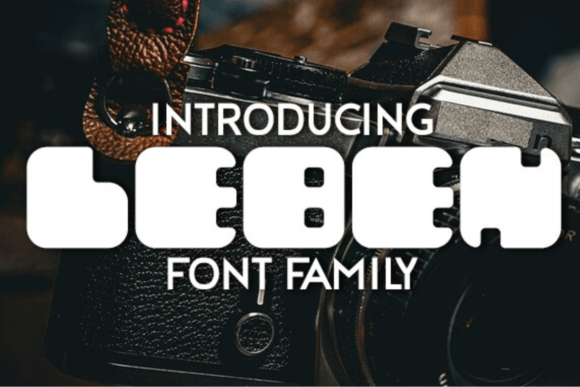 Leben: A Groovy Display Font That Feels Like Handmade Magic