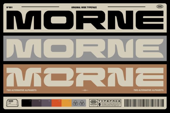 Morne: A Display Font That Commands Attention