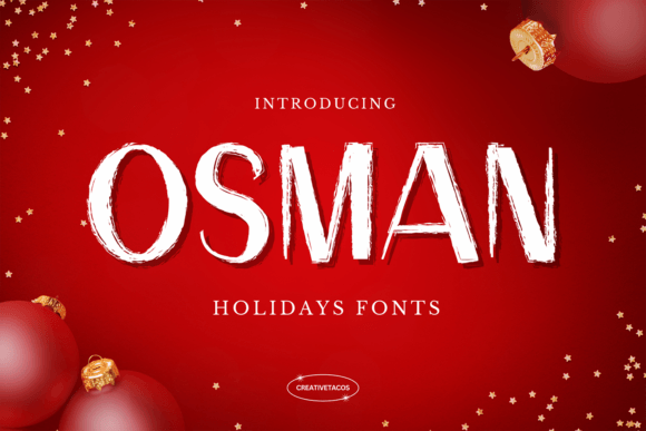 Osman: A Holiday-Ready Display Font That Elevates Real Business Branding