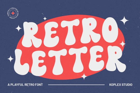 Retro Letter: A Display Font for Nostalgic Digital Branding