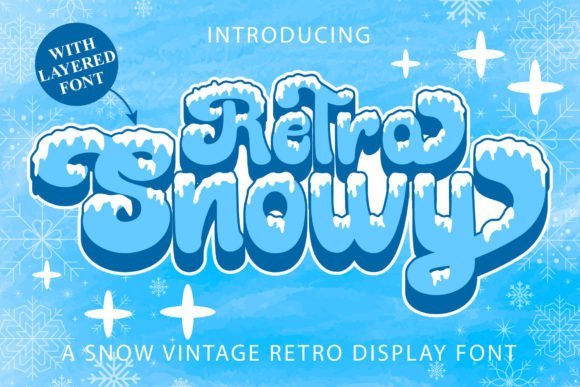 Retro Snowy: A Display Font That Delivers Winter Charm