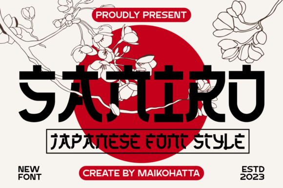 Saniro: A Display Font for Editorial Elegance and Cultural Depth