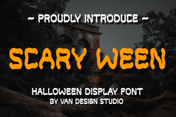 Scary Ween: A Bold Display Font for Editorial Impact