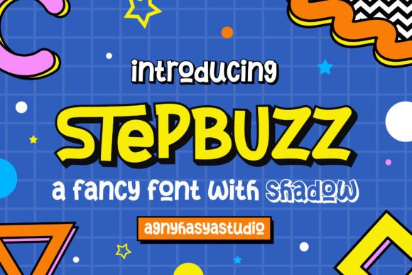 Stepbuzz: A Playful Display Font That Builds Brand Trust