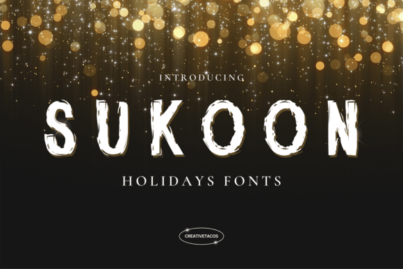 Sukoon Holiday Font: A Luxurious Brush Display Typeface for Makers