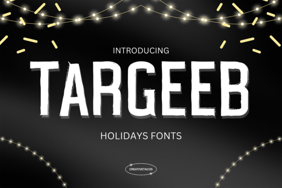Targeeb: A Bold Display Font That Makes Your Campaigns Instantly Clear