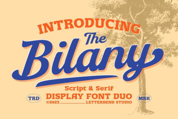 The Bilany: A Vintage-Infused Display Font Duo for Makers