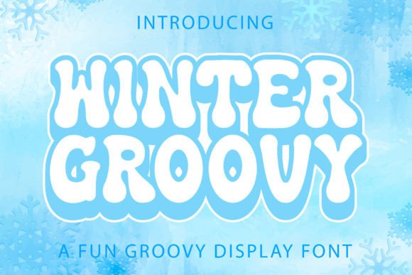 Winter Groovy: A Vintage Handwritten Font That Elevates Your Brand